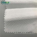 100% polyester fabric woven fusible and circular knitted interlining stretch interlining with double dot pa coating for garments